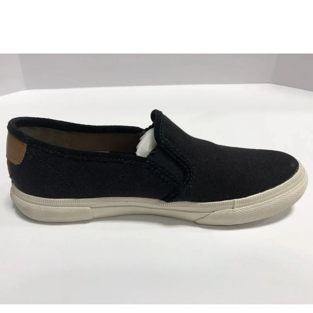 Frye Women’s Gia Canvas Slip-On Shoes Black, Size 6 M